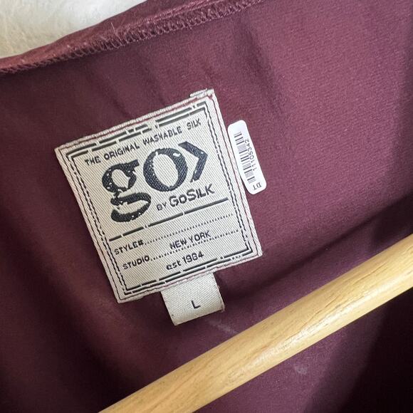 Go By Go Silk Zippy Burgundy Luxe Tank Large - Picture 2 of 10